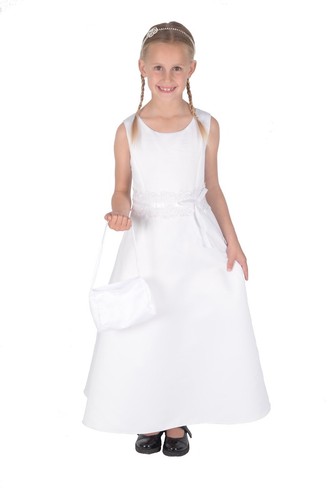 Girls satin holy communion - holy,