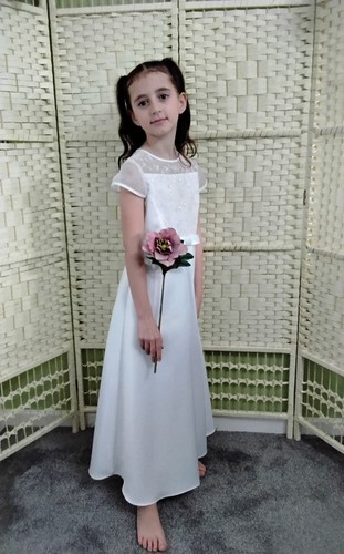 Girls dress white - girls, age