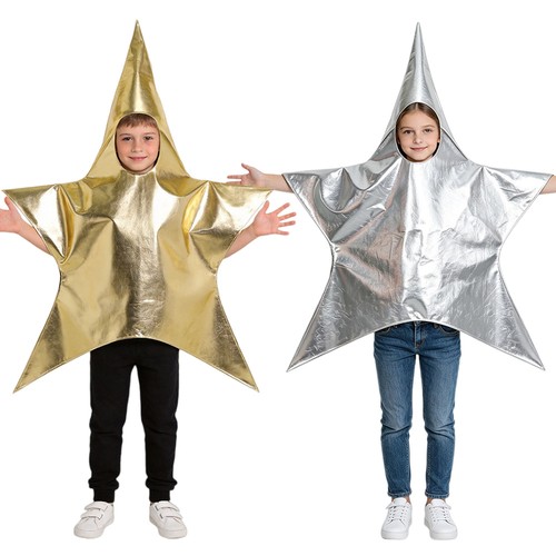 Shiny gold star costume for - star,