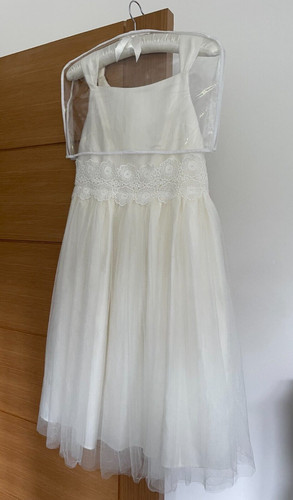 Kids yrs ivory dress - 13-14,